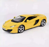 [TOY] 1:24 McLaren 2011 MP4-12C Yellow Model Car Die-Cast