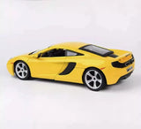 [TOY] 1:24 McLaren 2011 MP4-12C Yellow Model Car Die-Cast