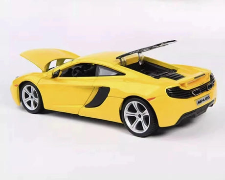 [TOY] 1:24 McLaren 2011 MP4-12C Yellow Model Car Die-Cast