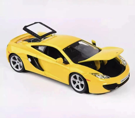 [TOY] 1:24 McLaren 2011 MP4-12C Yellow Model Car Die-Cast