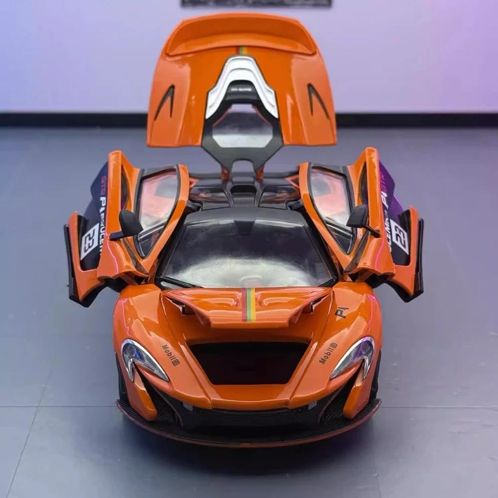 [TOY] 1:24 McLaren 2013 P1 GTR Orange Model Car Die-Cast