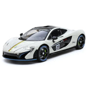 McLaren 2013 P1 GTR bianco 1:24 – modellino auto in metallo pressofuso da esposizione