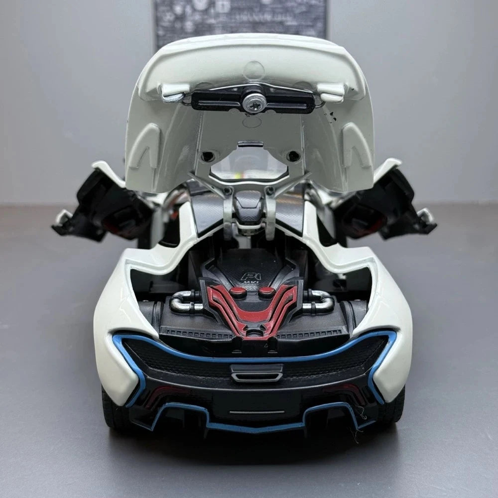 [TOY] 1:24 McLaren 2013 P1 GTR White Model Car Die-Cast