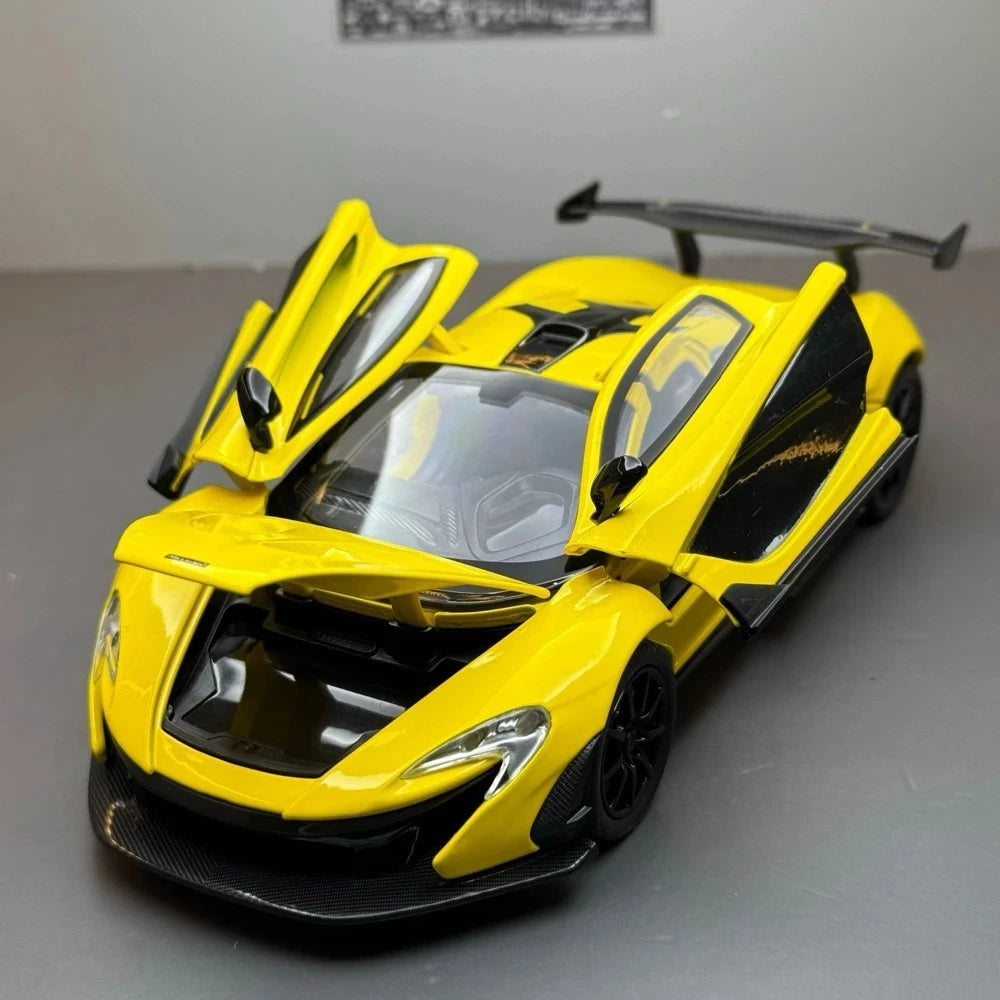 [TOY] 1:24 McLaren 2013 P1 Yellow Model Car Die-Cast