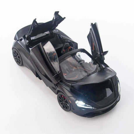 [TOY] 1:24 McLaren 2017 720S musta pienoismalli Die-Cast
