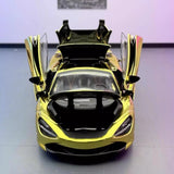 [TOY] 1:24 McLaren 2017 720S ゴールド モデルカー Die-Cast