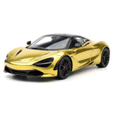 [TOY] 1:24 McLaren 2017 720S ゴールド モデルカー Die-Cast