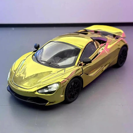 [TOY] 1:24 McLaren 2017 720S Gold Model Car Die-Cast