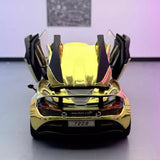 [TOY] 1:24 McLaren 2017 720S ゴールド モデルカー Die-Cast