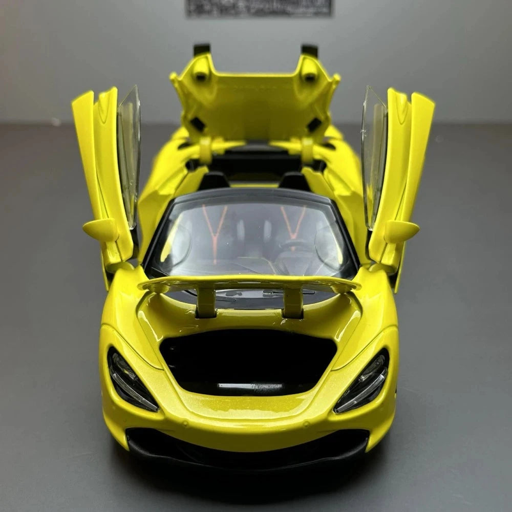 [TOY] 1:24 McLaren 2017 720S Yellow Model Car Die-Cast