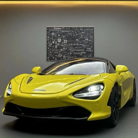[TOY] 1:24 McLaren 2017 720S Yellow Model Car Die-Cast
