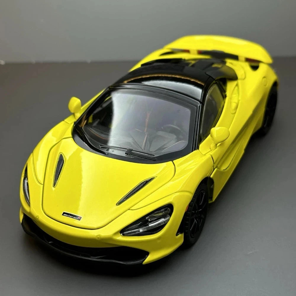 [TOY] 1:24 McLaren 2017 720S Yellow Model Car Die-Cast