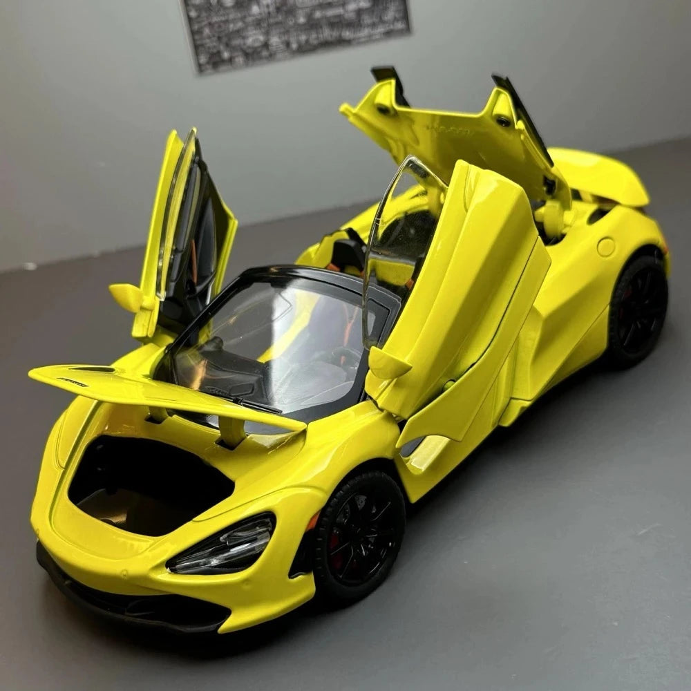 [TOY] 1:24 McLaren 2017 720S Yellow Model Car Die-Cast