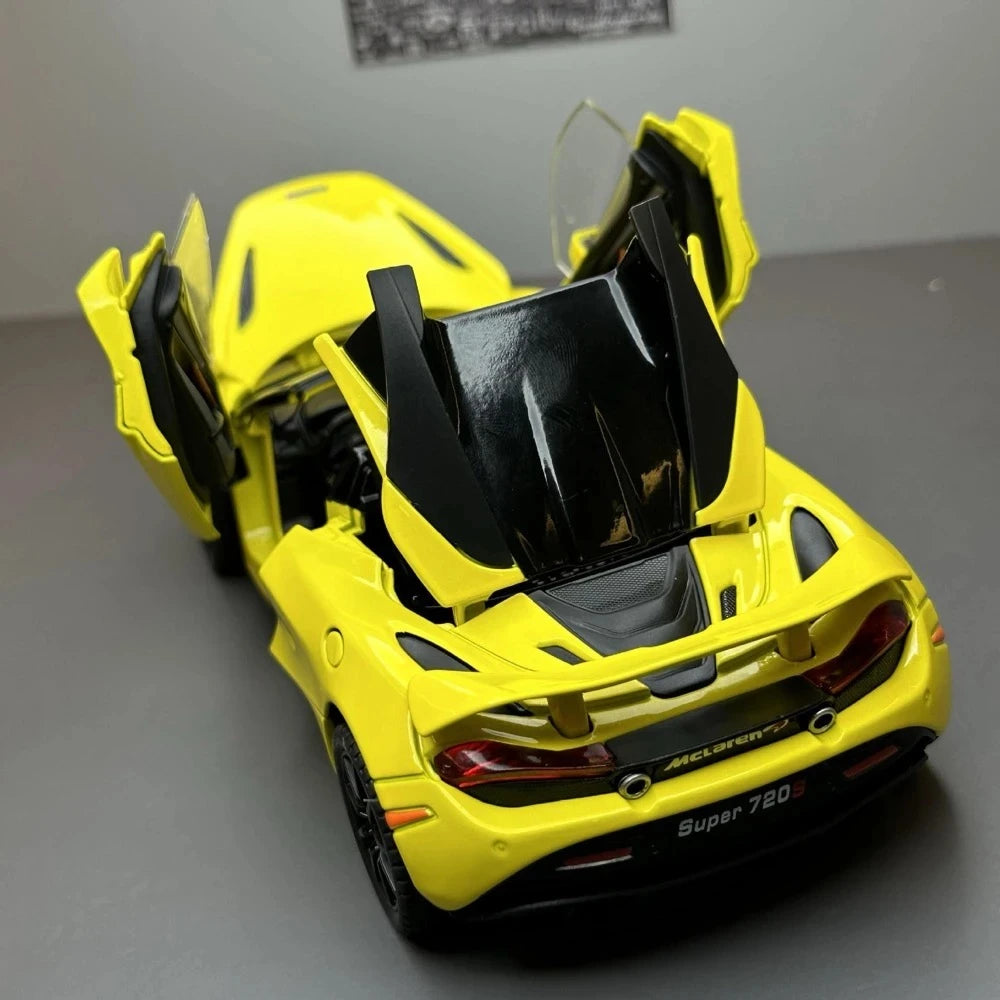[TOY] 1:24 McLaren 2017 720S Yellow Model Car Die-Cast