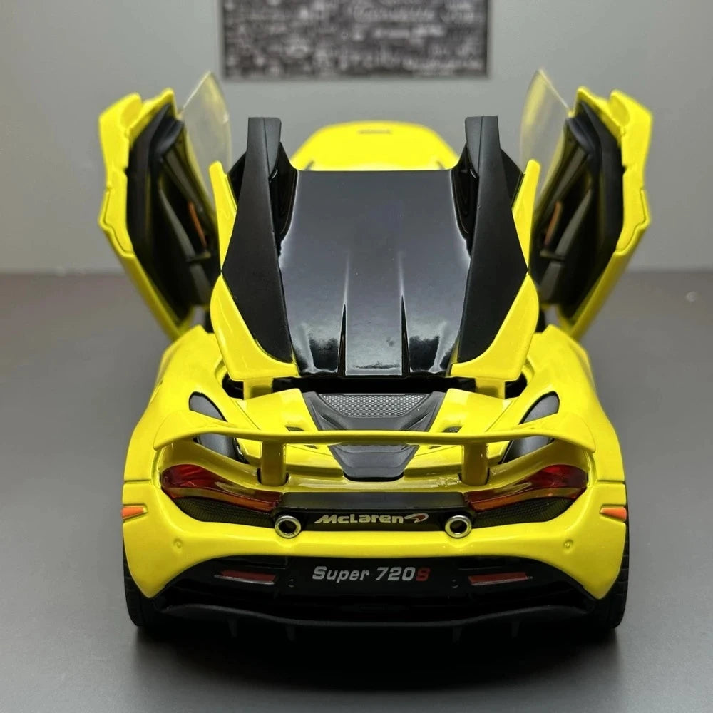 [TOY] 1:24 McLaren 2017 720S Yellow Model Car Die-Cast