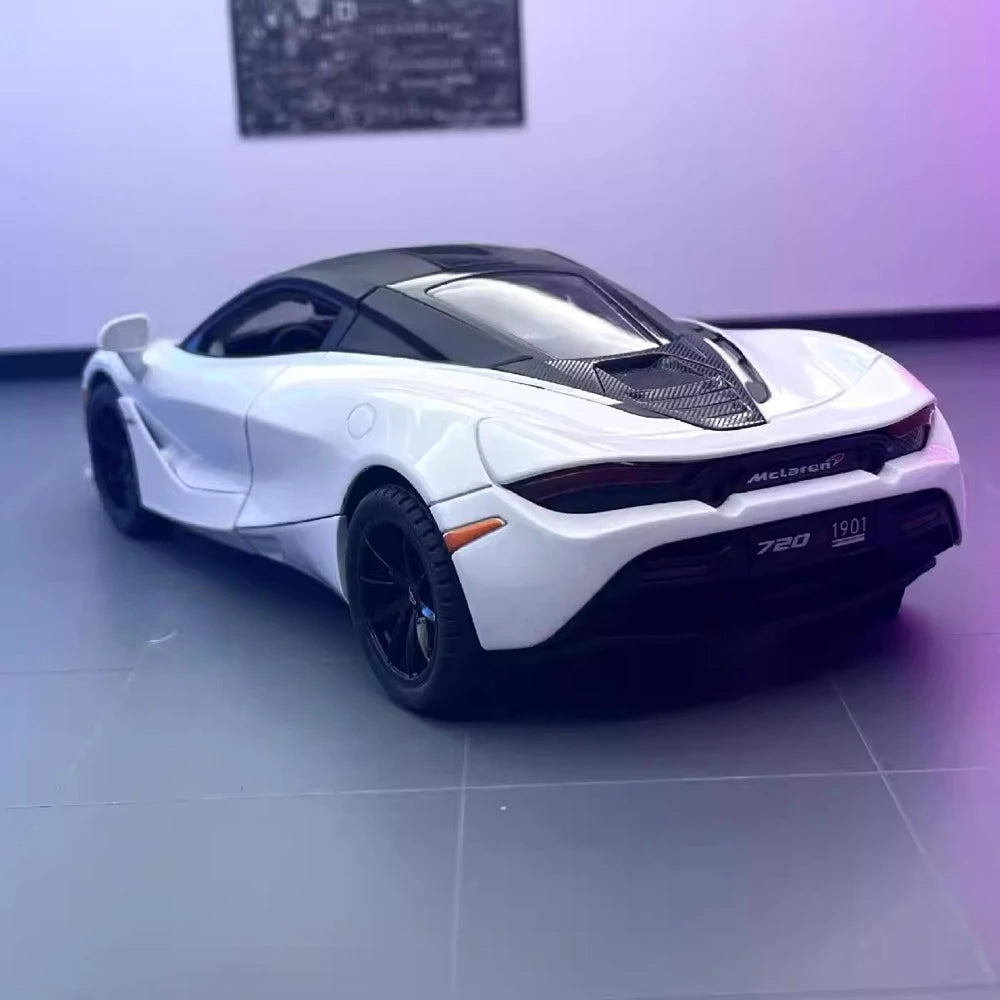 [TOY] 1:24 McLaren 2017 720S White Model Car Die-Cast