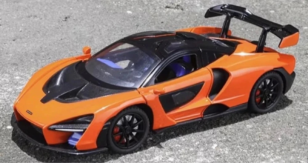 [TOY] 1:24 McLaren 2018 Senna arancione modellino di auto Die-Cast