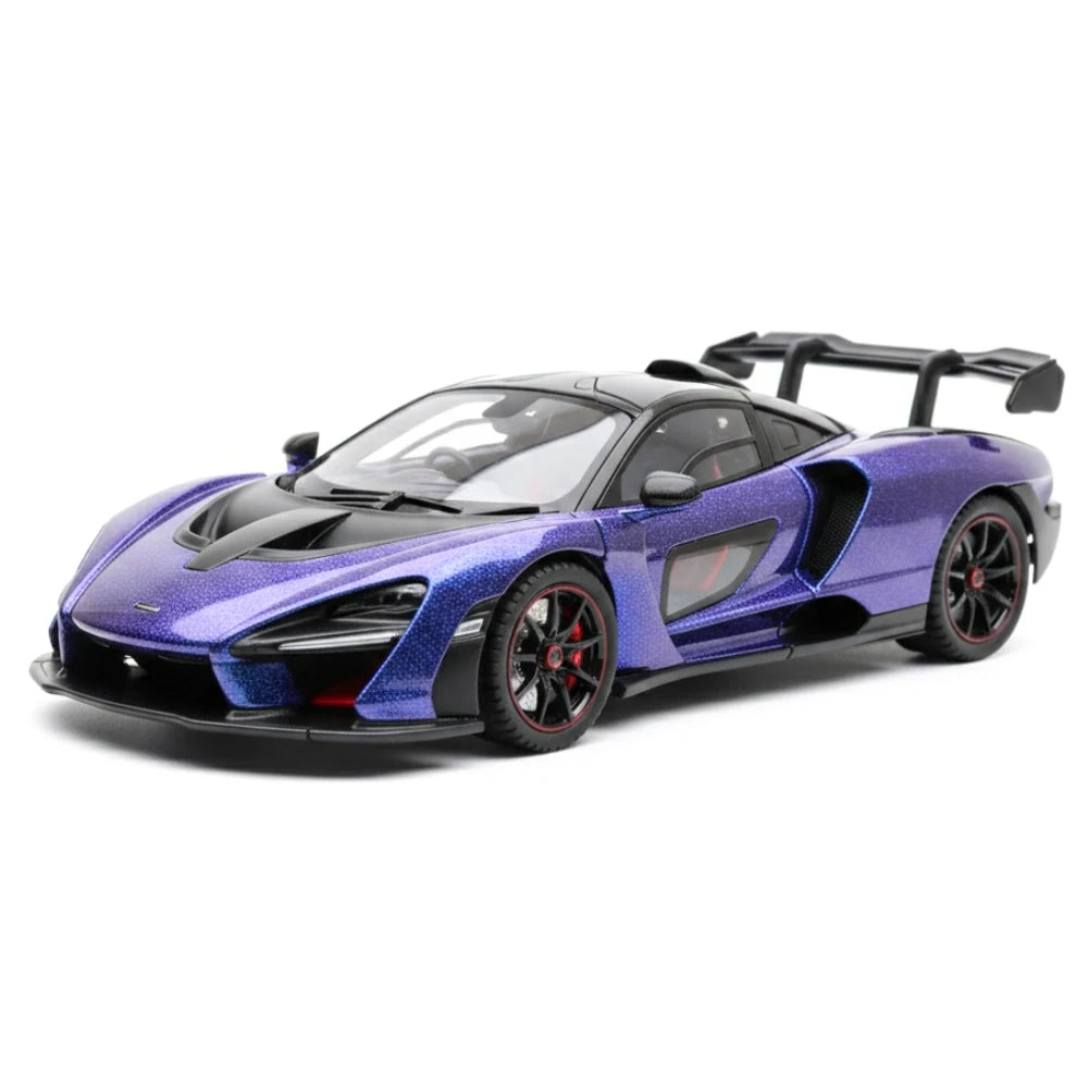 [TOY] 1:24 McLaren 2018 Senna viola modellino di auto Die-Cast