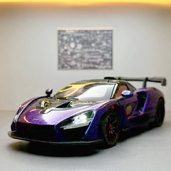 [TOY] 1:24 McLaren 2018 Senna viola modellino di auto Die-Cast