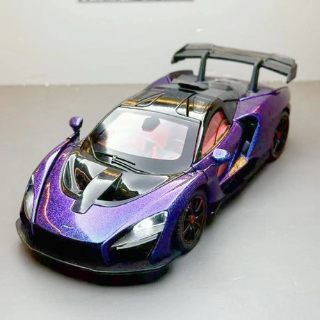 [TOY] 1:24 McLaren 2018 Senna Purple Model Car Die-Cast