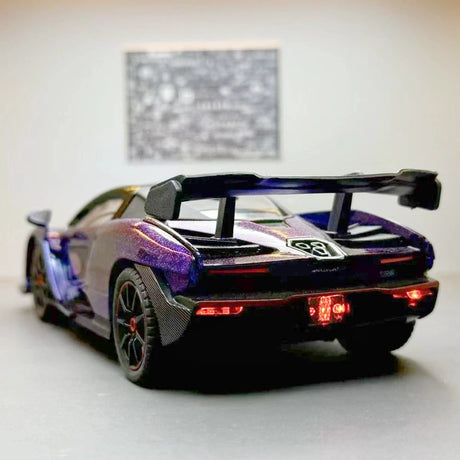 [TOY] 1:24 McLaren 2018 Senna Purple Model Car Die-Cast