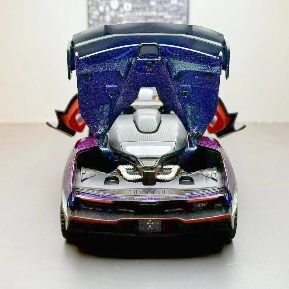 [TOY] 1:24 McLaren 2018 Senna viola modellino di auto Die-Cast