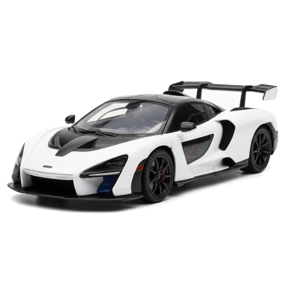 [TOY] 1:24 McLaren 2018 Senna bianco modellino di auto Die-Cast
