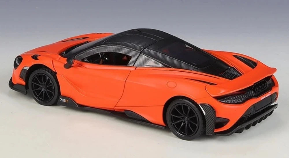 [TOY] 1:24 McLaren 2021 765LT Orange Model Car Die-Cast
