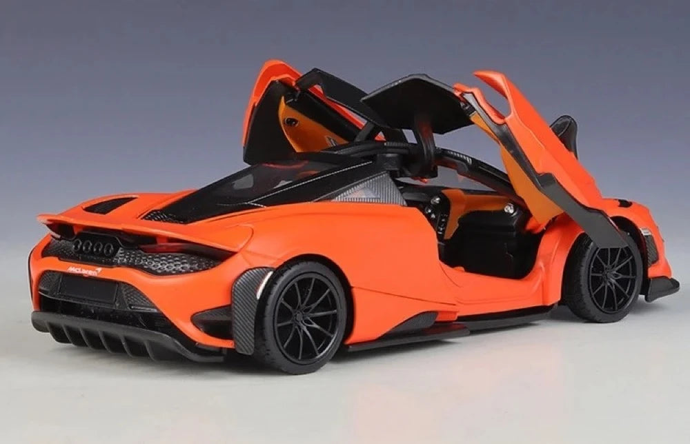 [TOY] 1:24 McLaren 2021 765LT Orange Model Car Die-Cast