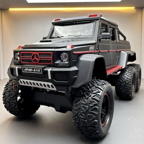 [TOY] 1:24 Mercedes-AMG 2013 G63 6x6 Off Road nero modellino di auto Die-Cast