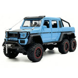 [TOY] 1:24 Mercedes-AMG 2013 G63 6x6 Off Road blauw modelauto Die-Cast