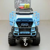 [TOY] 1:24 Mercedes-AMG 2013 G63 6x6 Off Road blauw modelauto Die-Cast