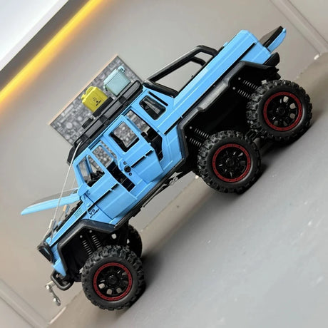[TOY] 1:24 Mercedes-AMG 2013 G63 6x6 Off Road bleu voiture miniature Die-Cast