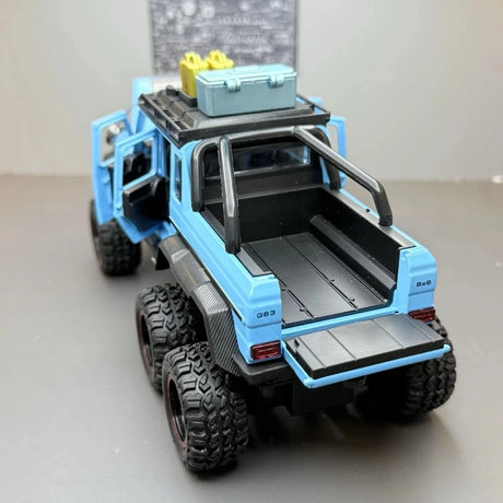 [TOY] 1:24 Mercedes-AMG 2013 G63 6x6 Off Road bleu voiture miniature Die-Cast