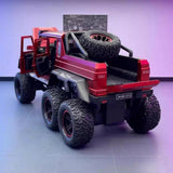 [TOY] 1:24 Mercedes-AMG 2013 G63 6x6 Off Road métallisé rouge voiture miniature Die-Cast