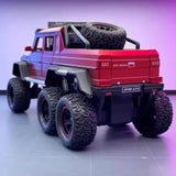 [TOY] 1:24 Mercedes-AMG 2013 G63 6x6 Off Road métallisé rouge voiture miniature Die-Cast