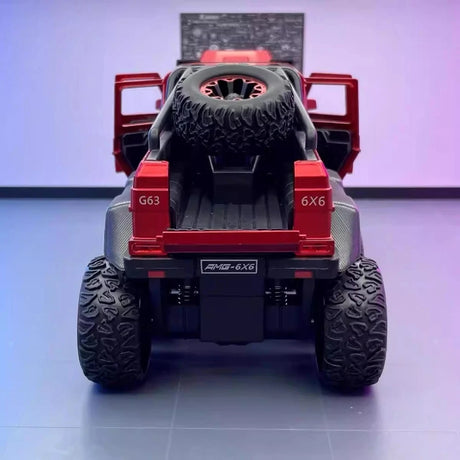 [TOY] 1:24 Mercedes-AMG 2013 G63 6x6 Off Road métallisé rouge voiture miniature Die-Cast