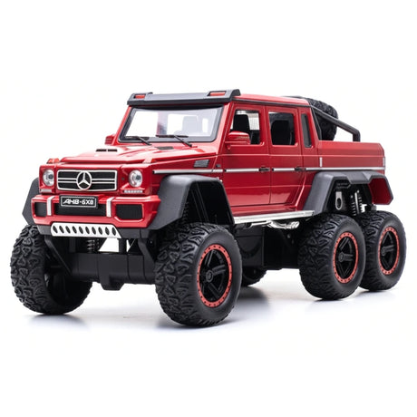 [TOY] 1:24 Mercedes-AMG 2013 G63 6x6 Off Road métallisé rouge voiture miniature Die-Cast