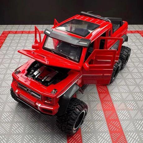 [TOY] 1:24 Mercedes-AMG 2013 G63 6x6 Off Road rouge voiture miniature Die-Cast
