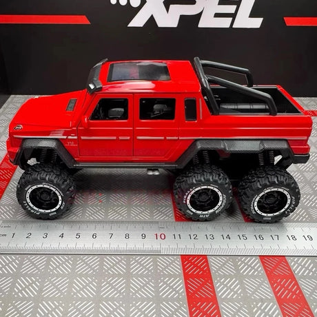 [TOY] 1:24 Mercedes-AMG 2013 G63 6x6 Off Road rouge voiture miniature Die-Cast
