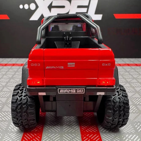 [TOY] 1:24 Mercedes-AMG 2013 G63 6x6 Off Road rouge voiture miniature Die-Cast