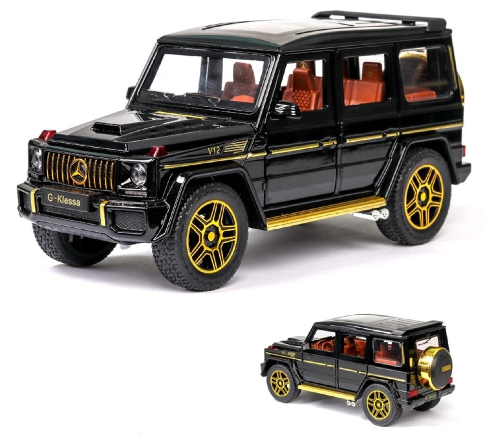 [TOY] 1:24 Mercedes-AMG 2015 G63 Black Model Car Die-Cast