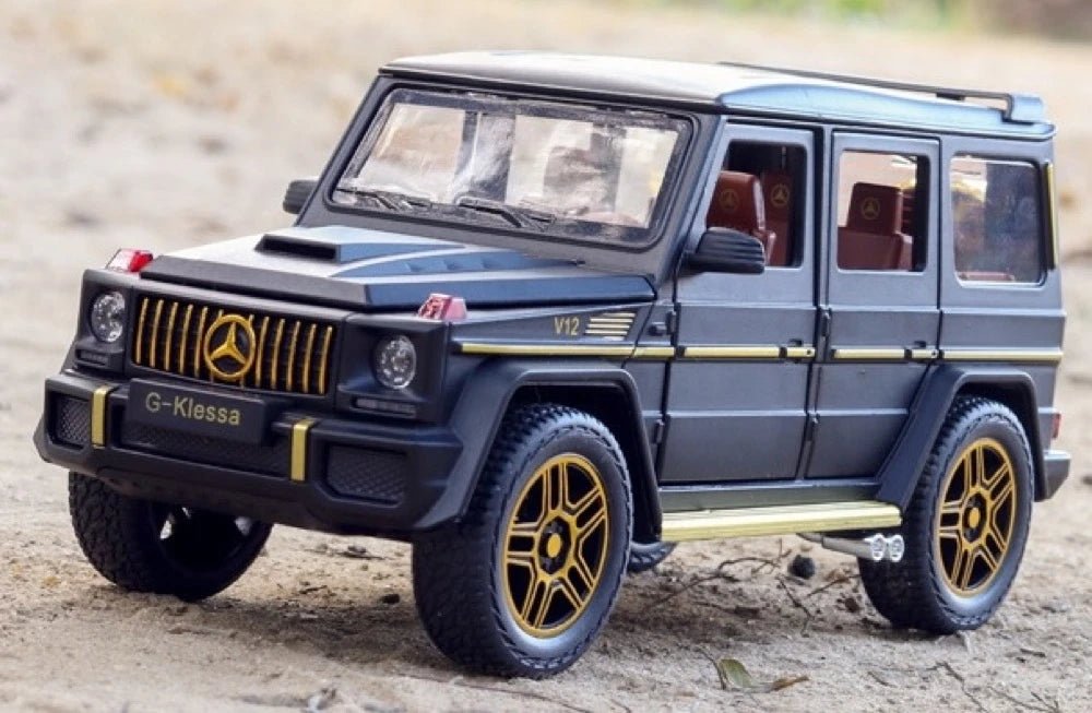 [TOY] 1:24 Mercedes-AMG 2015 G63 Black Model Car Die-Cast
