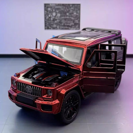 [TOY] 1:24 Mercedes-AMG 2015 G63 métallisé rouge voiture miniature Die-Cast