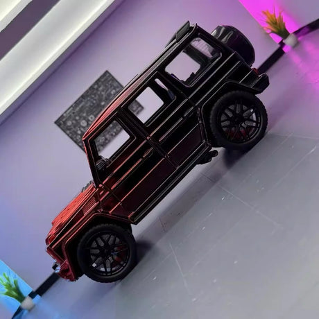 [TOY] 1:24 Mercedes-AMG 2015 G63 métallisé rouge voiture miniature Die-Cast