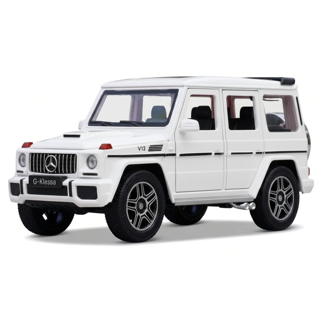[TOY] 1:24 Mercedes-AMG 2015 G63 White Model Car Die-Cast