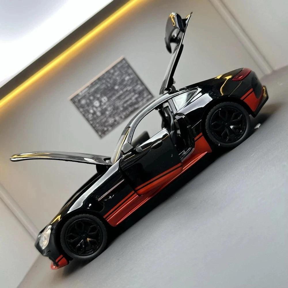 [TOY] 1:24 Mercedes-AMG 2018 GT R Black Model Car Die-Cast