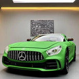 [TOY] 1:24 Mercedes-AMG 2018 GT R vihreä pienoismalli Die-Cast