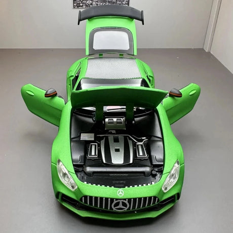 [TOY] 1:24 Mercedes-AMG 2018 GT R Green Model Car Die-Cast