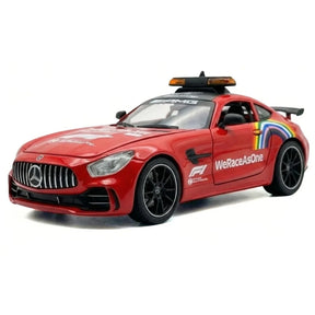 [TOY] 1:24 Mercedes-AMG 2018 GT R Safety Car rouge voiture miniature Die-Cast